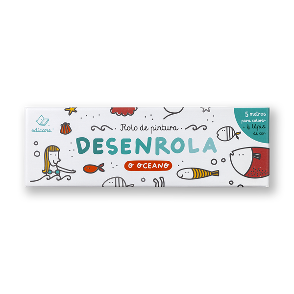 DESENROLA - O OCEANO (rolo de colorir)