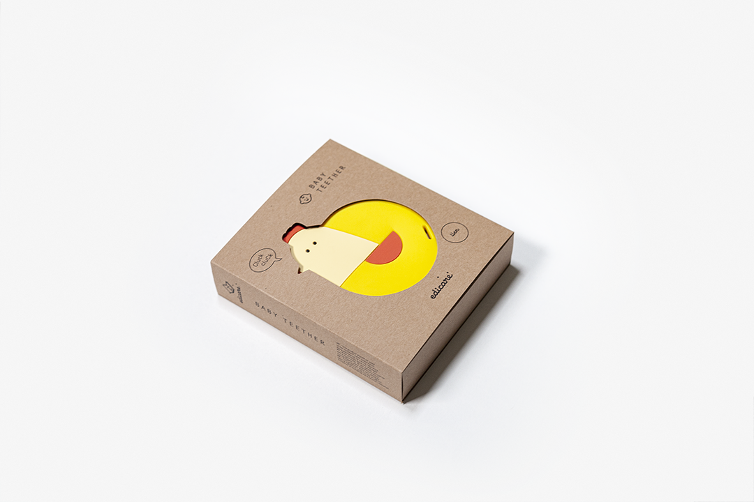 Baby Teether - Hen | Livro Infantil 0 Meses | Edicare