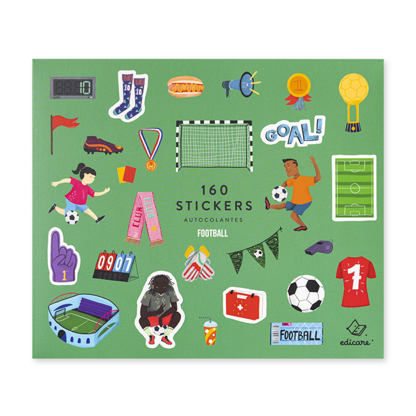 160 STICKERS FOOTBALL