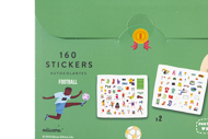 160 STICKERS FOOTBALL