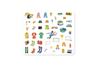 160 STICKERS - FOOTBALL