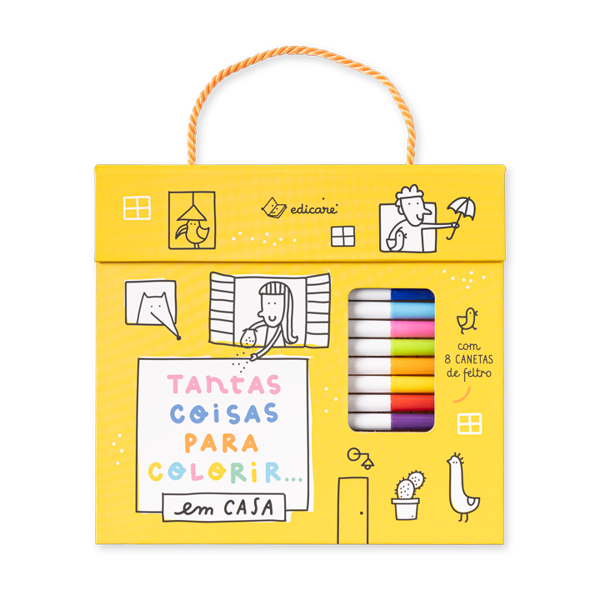 TANTAS COISAS PARA COLORIR... EM CASA