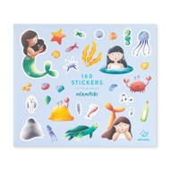 160 STICKERS - MERMAIDS