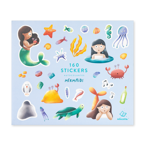 160 STICKERS - MERMAIDS