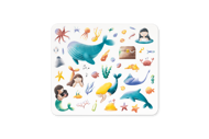 160 STICKERS - MERMAIDS