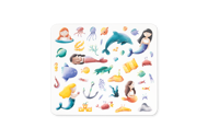 160 STICKERS - MERMAIDS