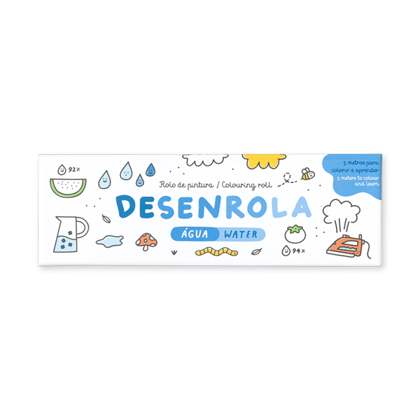 DESENROLA - ÁGUA/WATER (rolo de colorir)