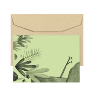POSTCARD - I CAN'T DRAW - GREEN
