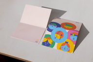 POSTCARD - MEMO FACES - GANG