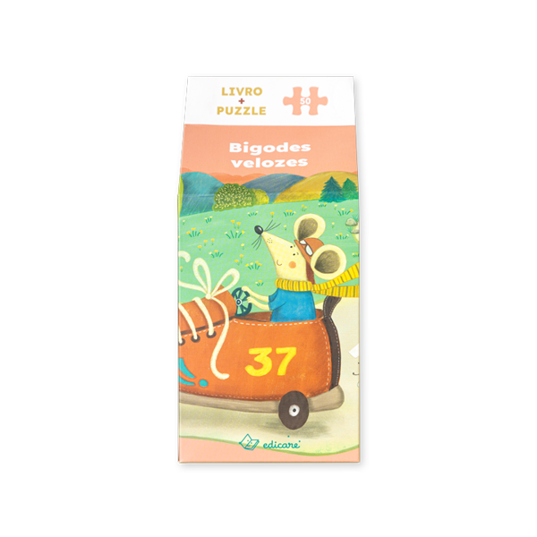 BIGODES VELOZES — LIVRO + PUZZLE (50 PCS)