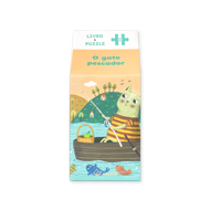 O GATO PESCADOR — LIVRO + PUZZLE (50 PCS)